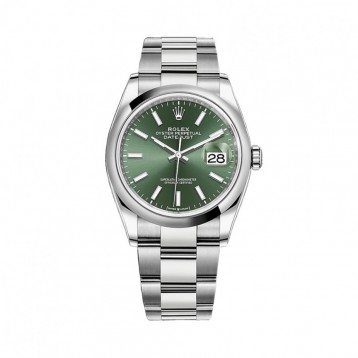 モデル オイスター、36 mm、オイスタースチール126200